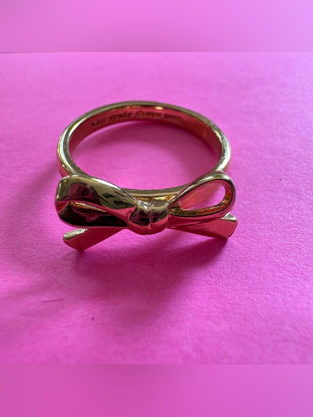 Kate Spade bow ring